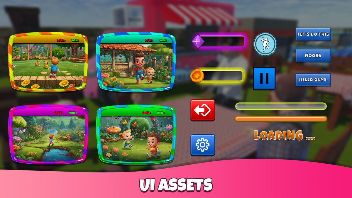 Daddy Prank: Rainbow Park - 3D Baby Simulation Game Kit