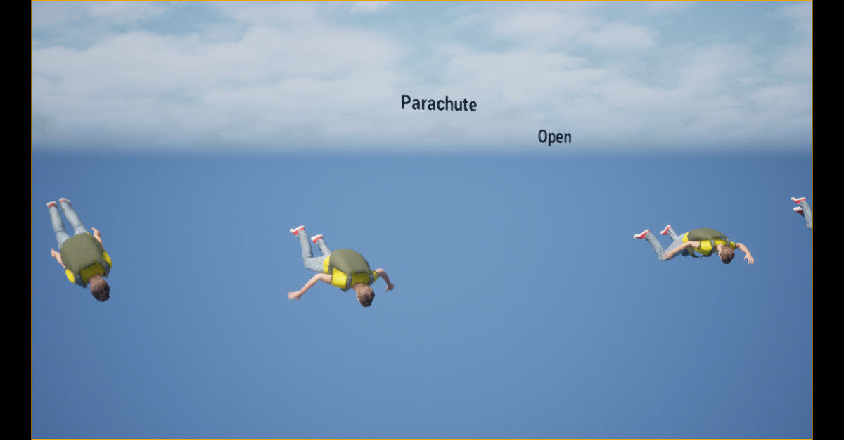 Parachute & Skydive Animation