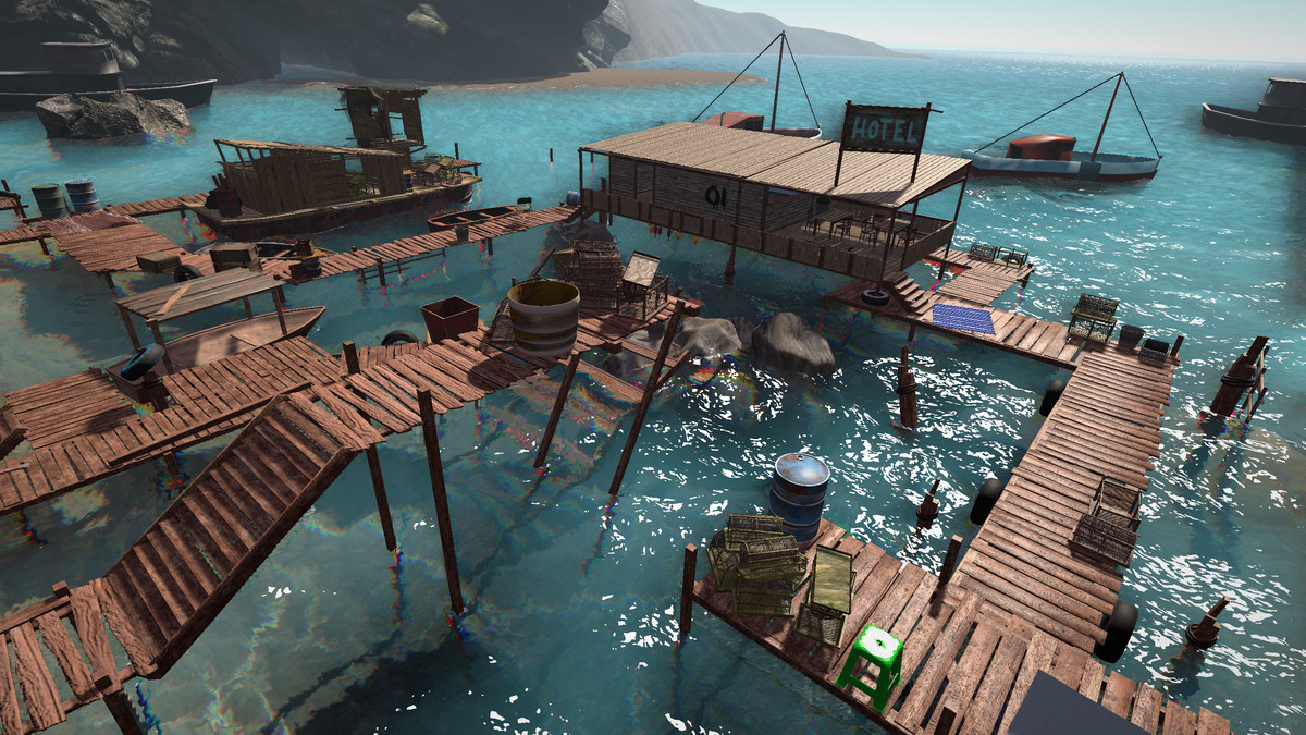 South Pacific Island - Map