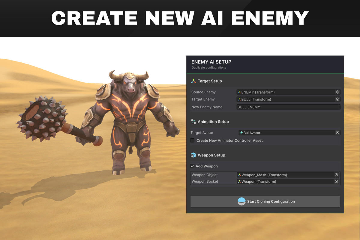 Combat AI Toolkit - Create Bosses & Enemies