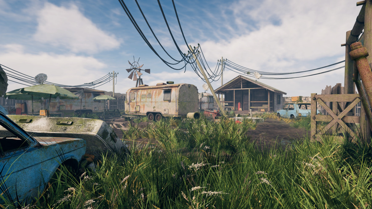 Post-Apocalyptic Trailer Park Environment