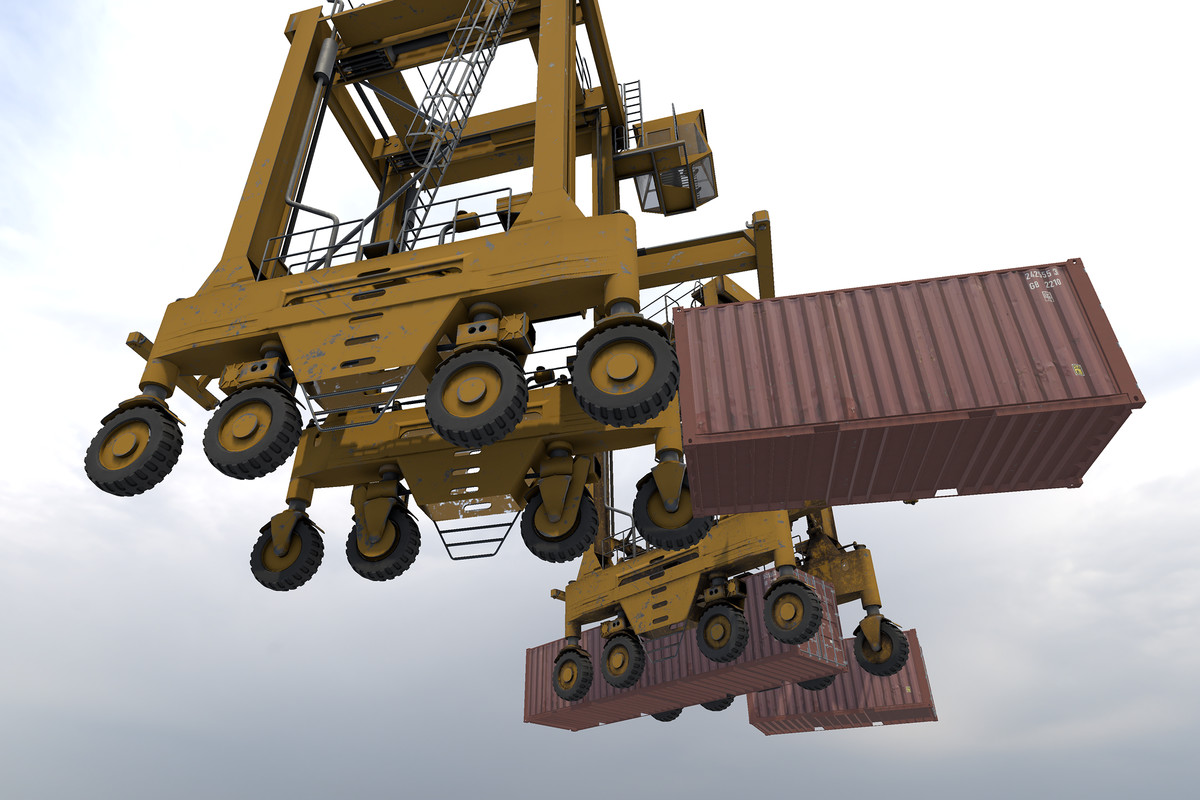 Straddle Crane