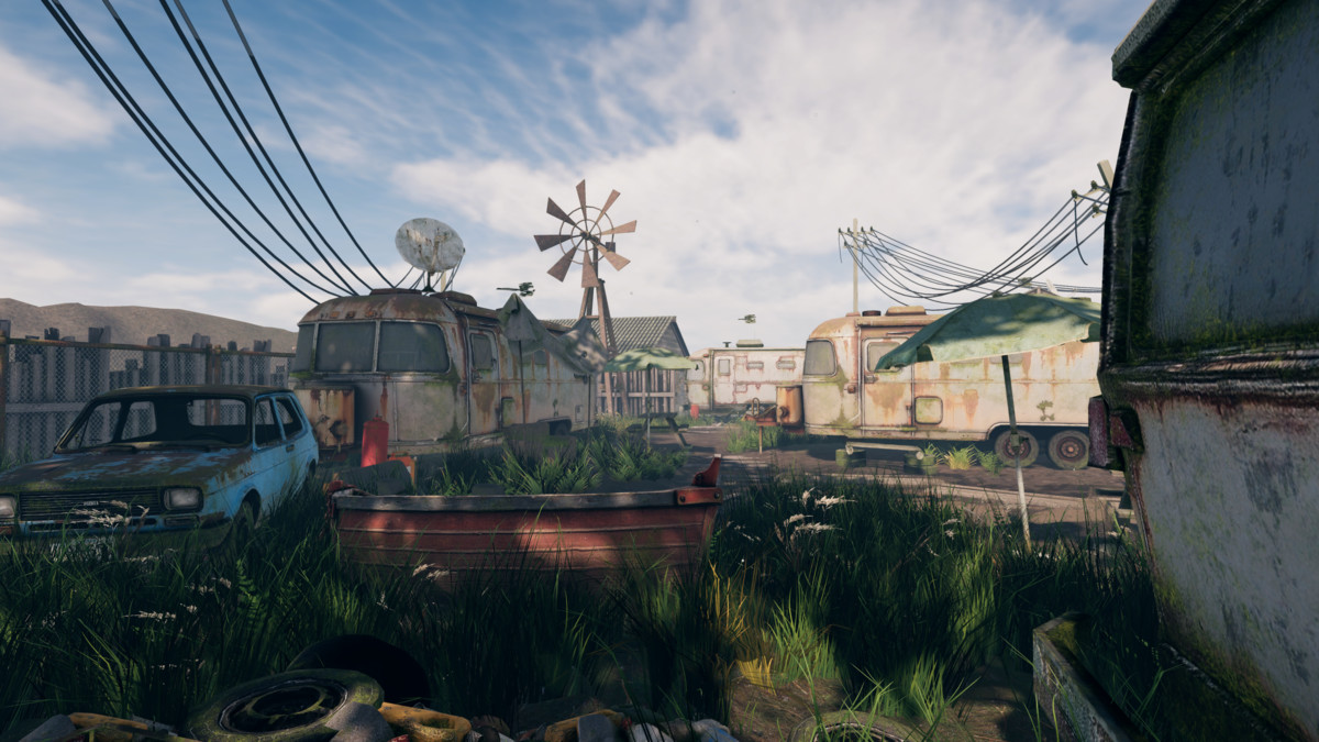 Post-Apocalyptic Trailer Park Environment
