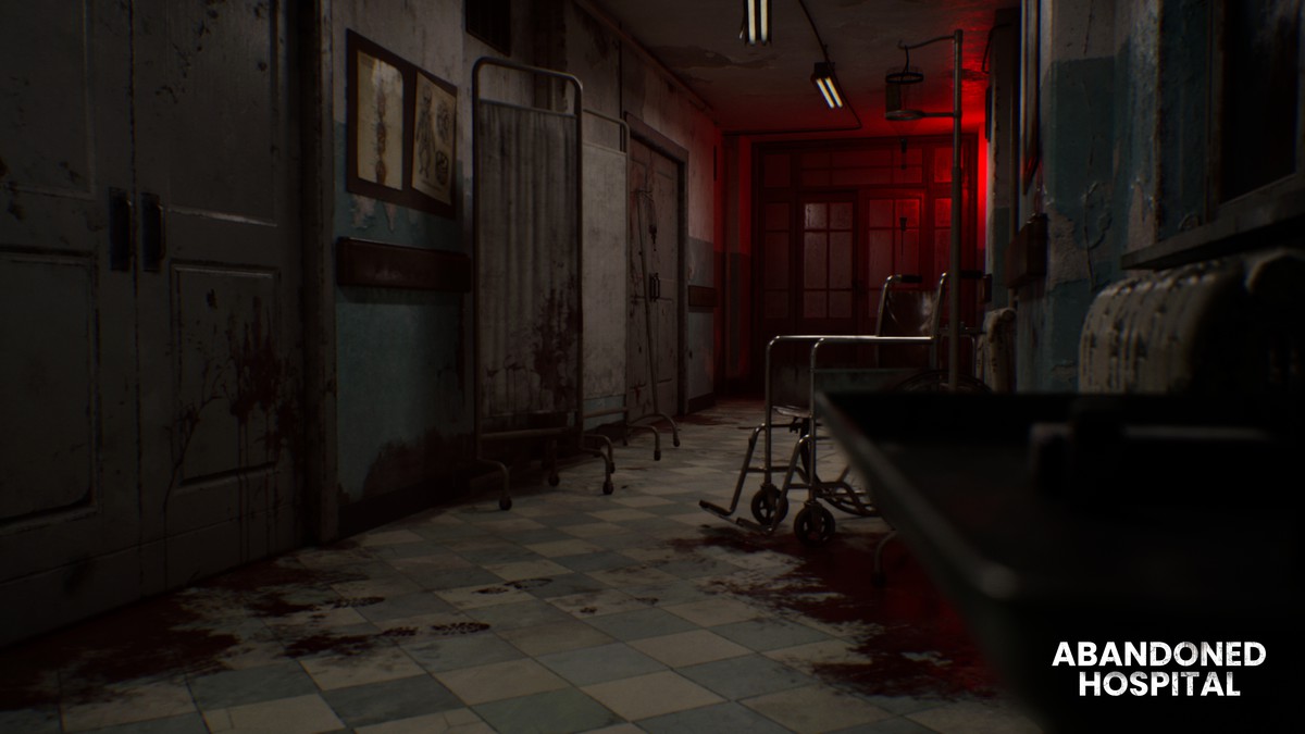Abandoned Hospital Corridor