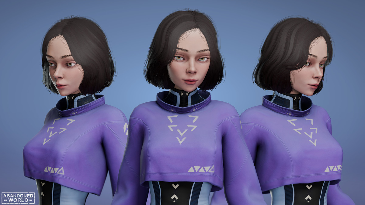 Sci-Fi CyberPunk Girl AW