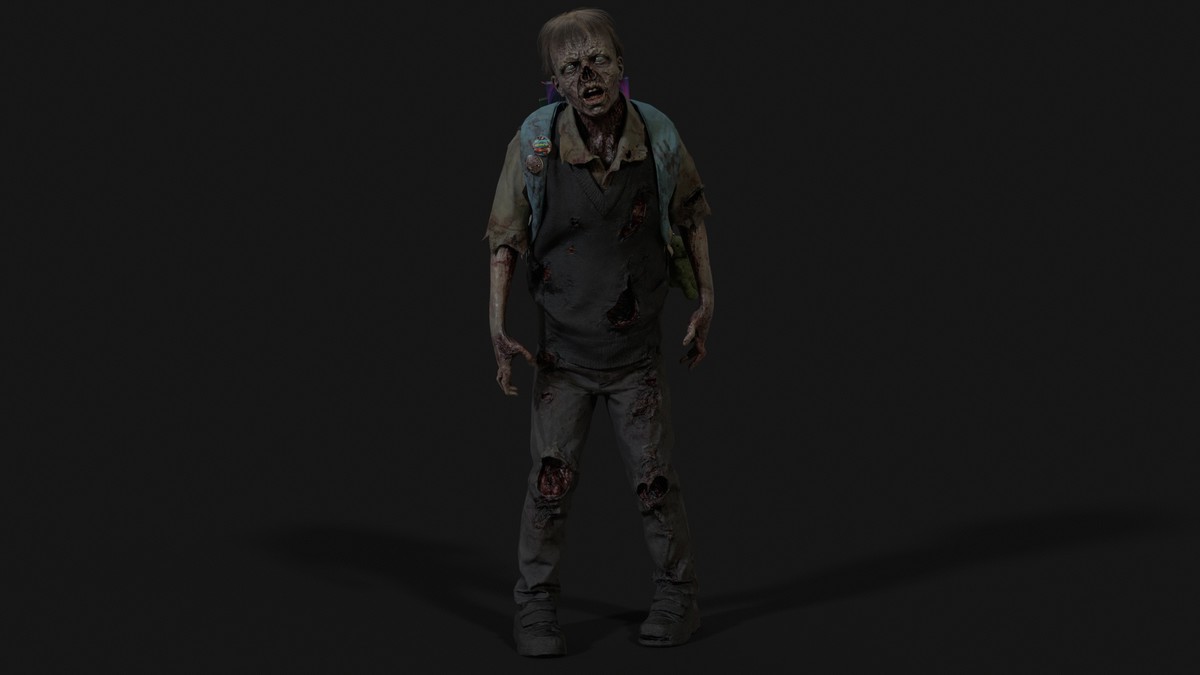 Gradeschooler Boy — American School Zombie Collection