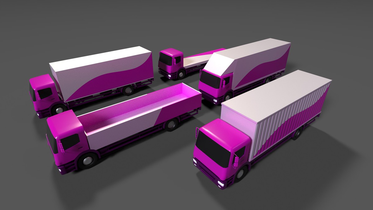 Modern Truck (Lowpoly)