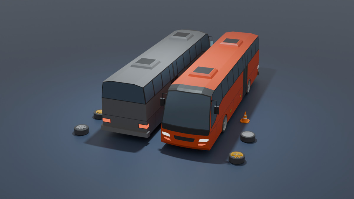 Mobile Optimize-Low Poly Cars