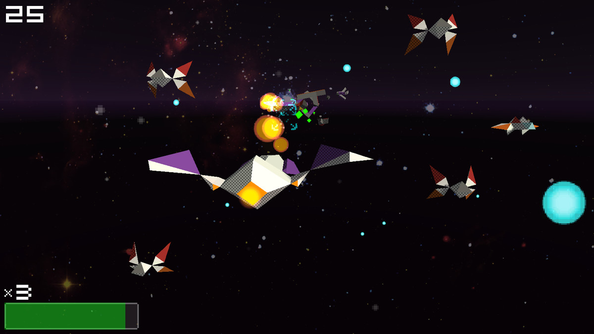 Retro Space Rail Shooter URP