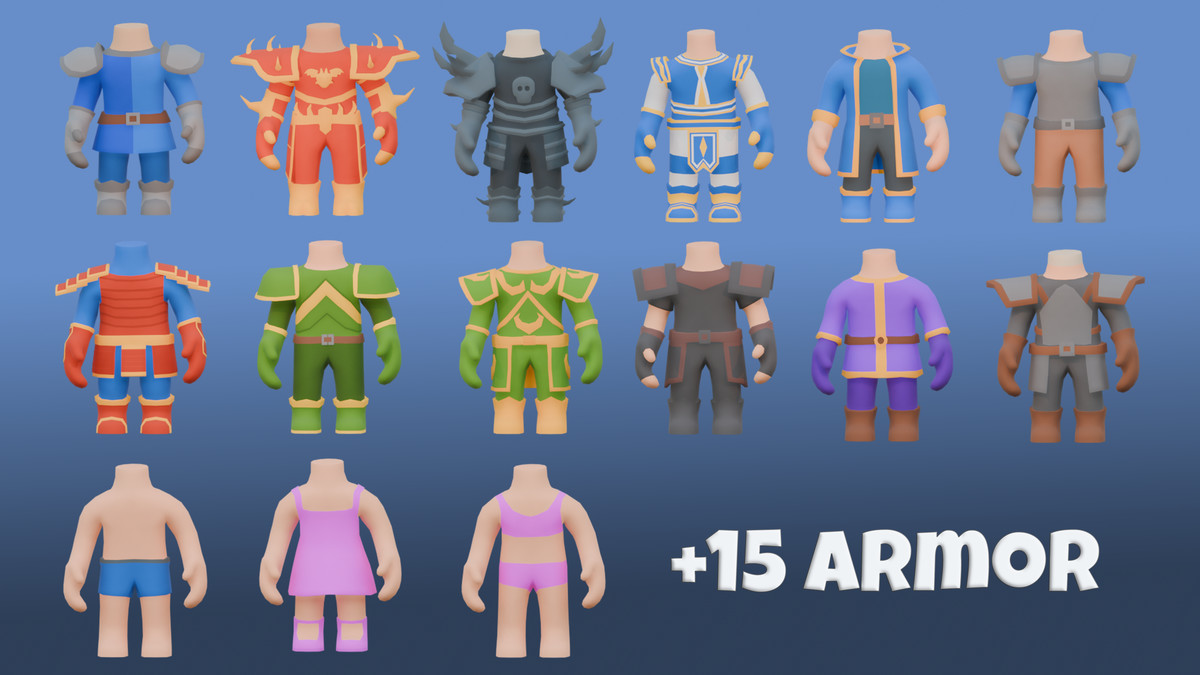 3D RPG Characters - Fantasy