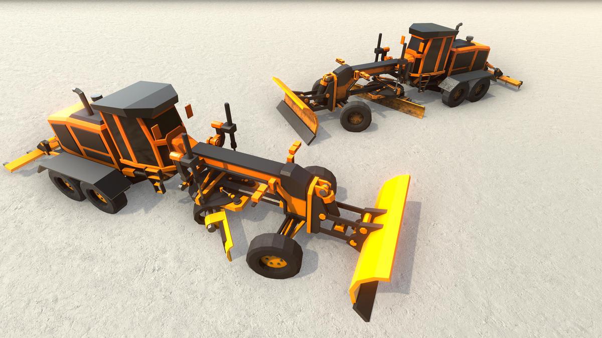 Low Poly Construction Vehicles