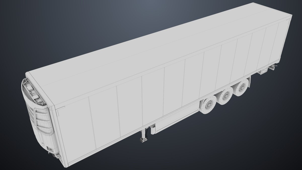 Refrigerator Trailer 05 URP HDRP Textures