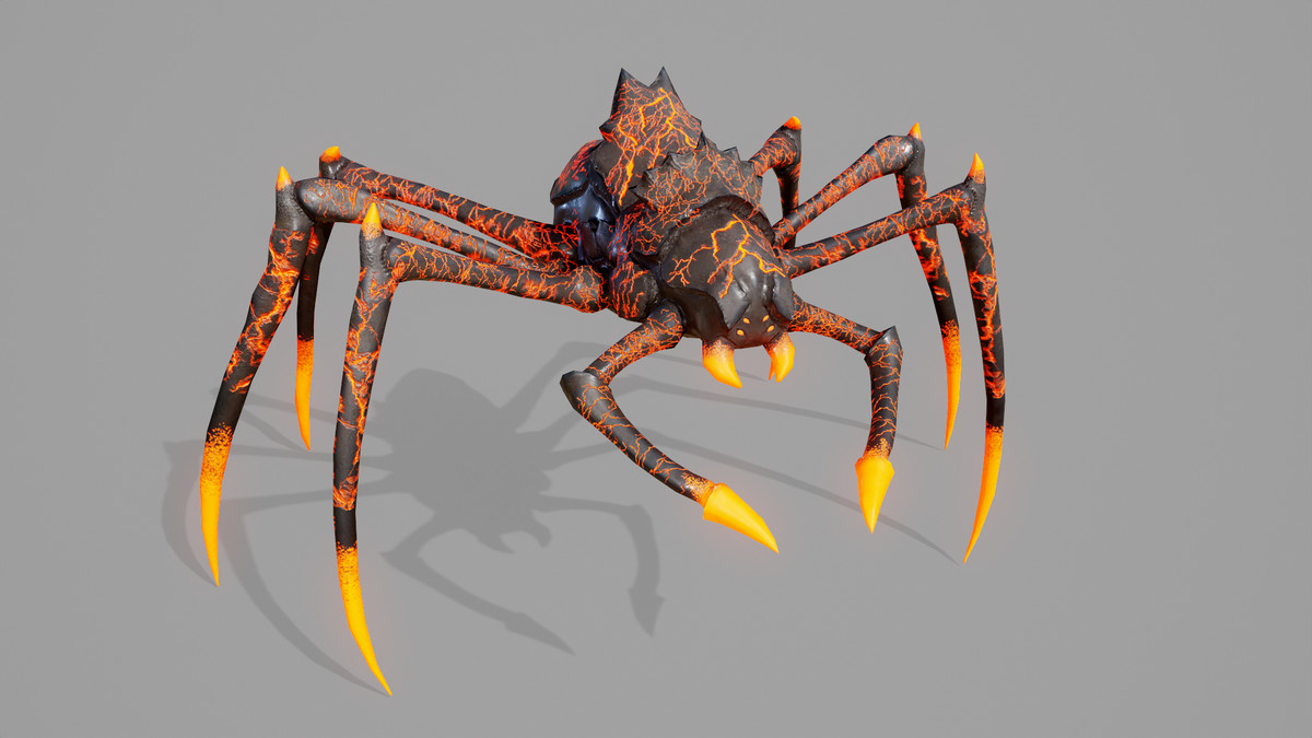 Stylized_Spider_4 7 Skin Variants Pack