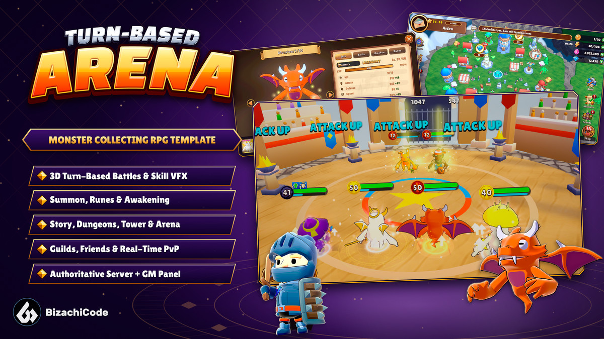 Turn-Based Arena RPG Template