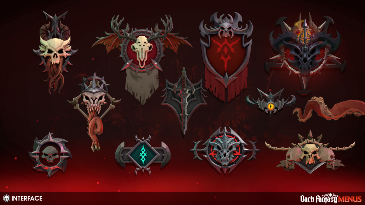Dark Fantasy Menus - Synty INTERFACE - GUI, image 13