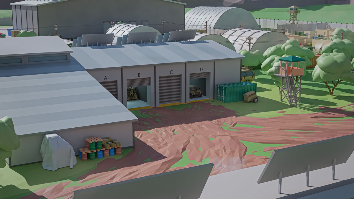 Military 2 - Low Poly 3D Models Pack