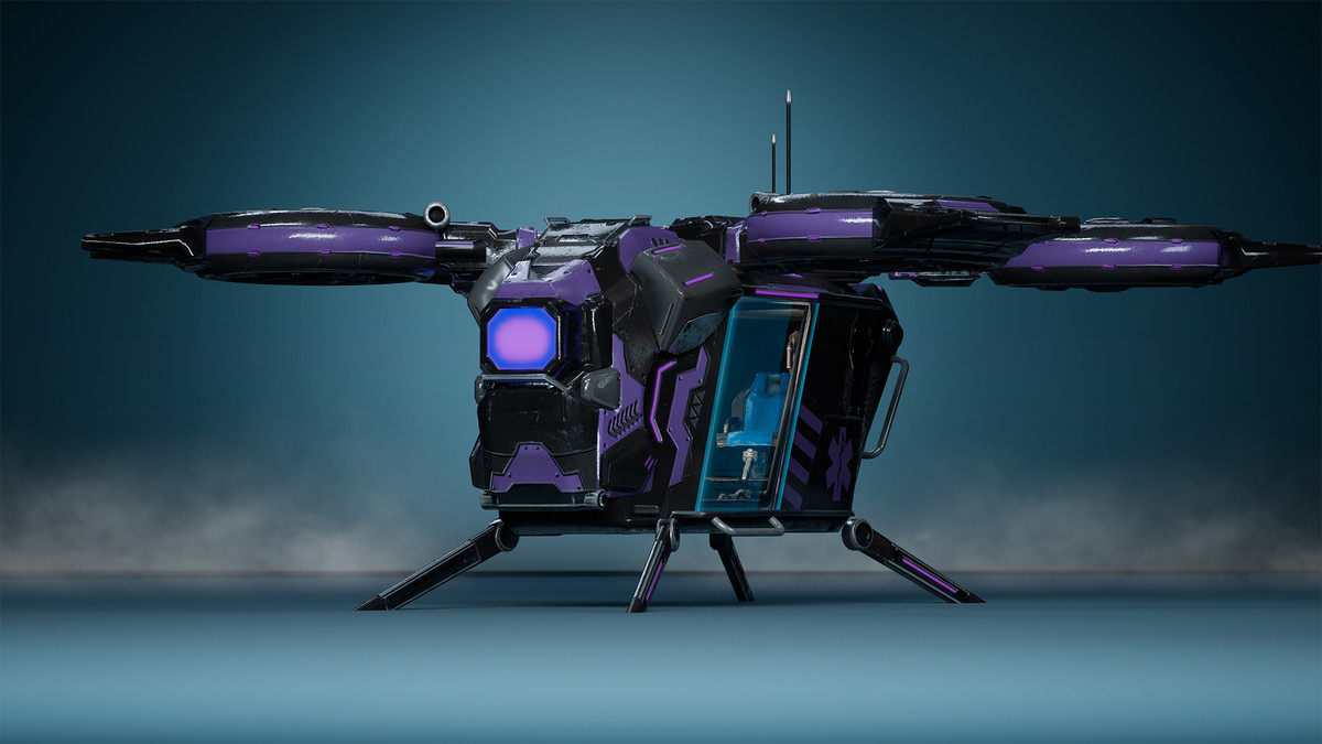 Sci-Fi Medic Helicopter