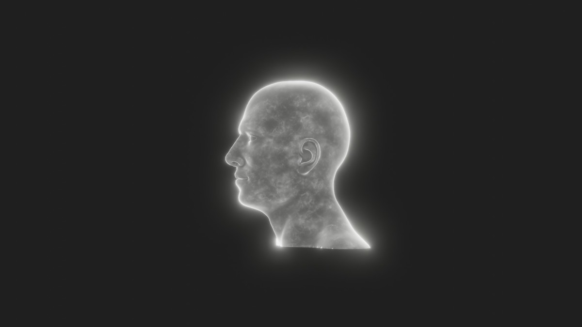 Ghostly Male Female Heads 3D Model Pack - Animated, Blend Shapes
