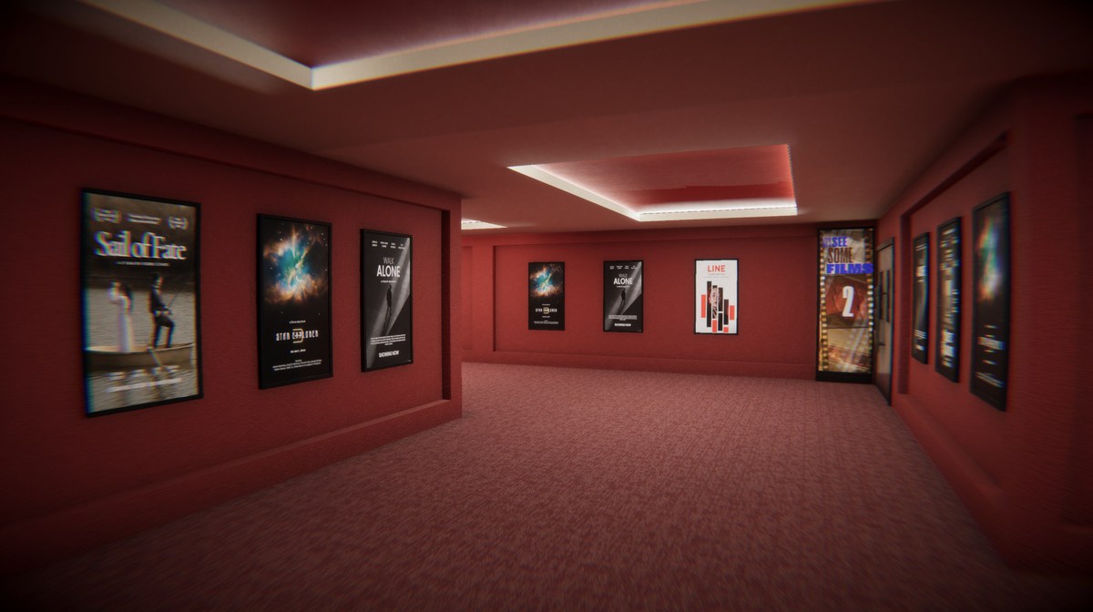 Cinema Lounge Theatre 3d Environment