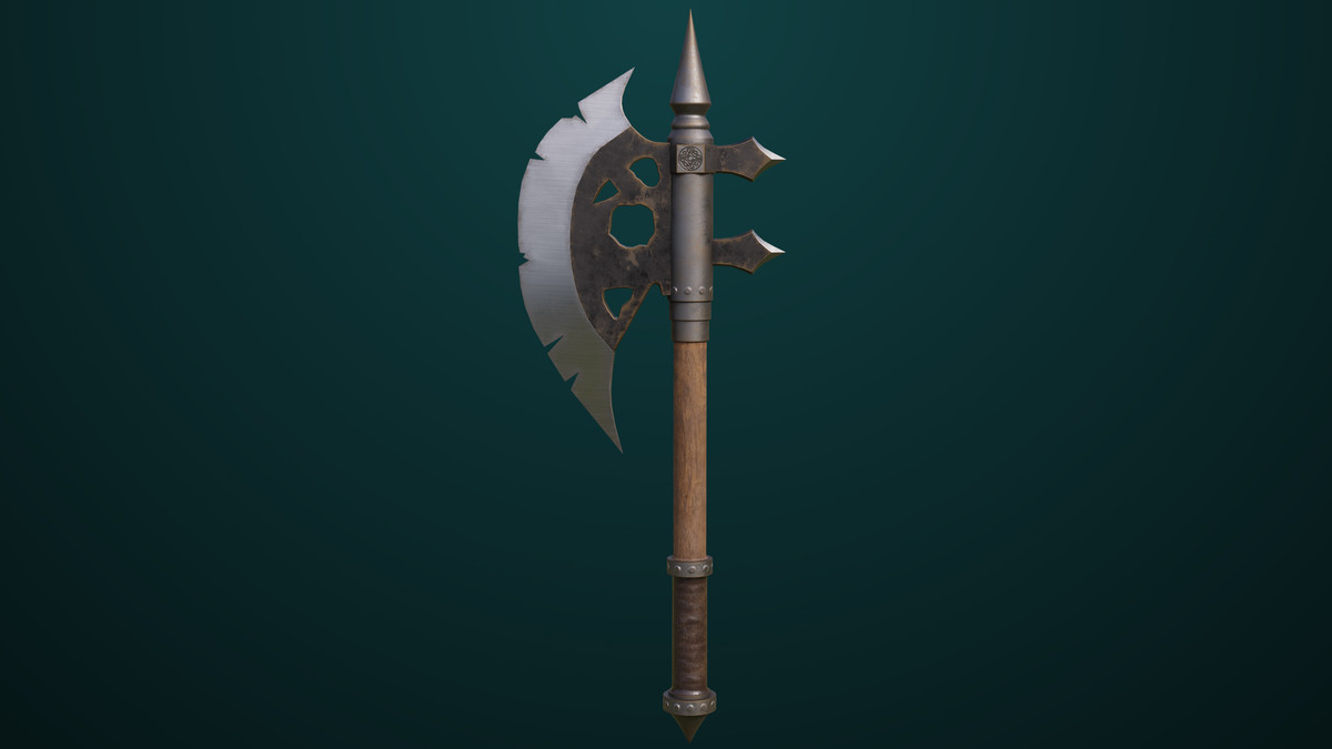 Battle Axe 16 URP HDRP Textures
