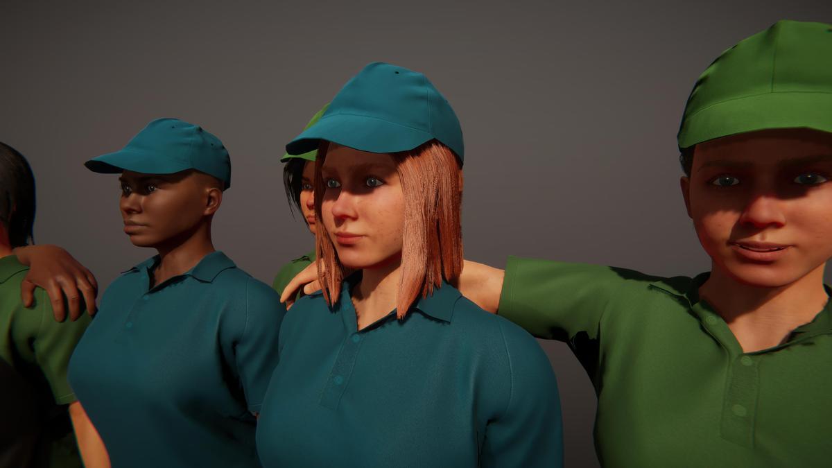 Female Shop Staff (Female modular characters)
