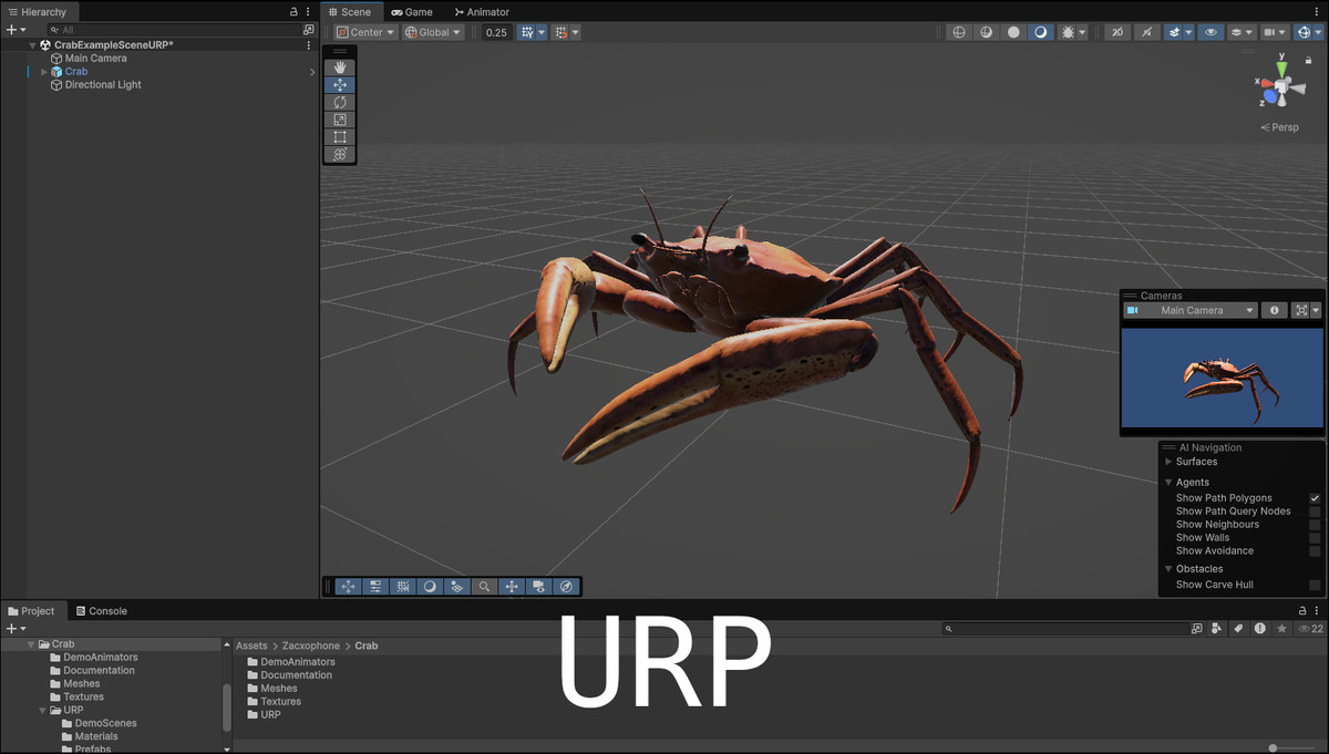 Animated Crab