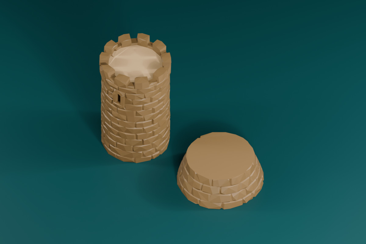 Low Poly Modular Medieval Castle Kit