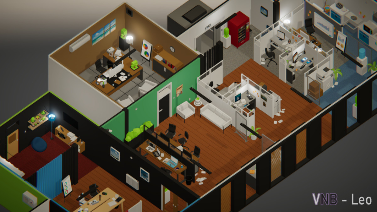 Low-Poly Office Set #3 [+440 Models] [VNB]