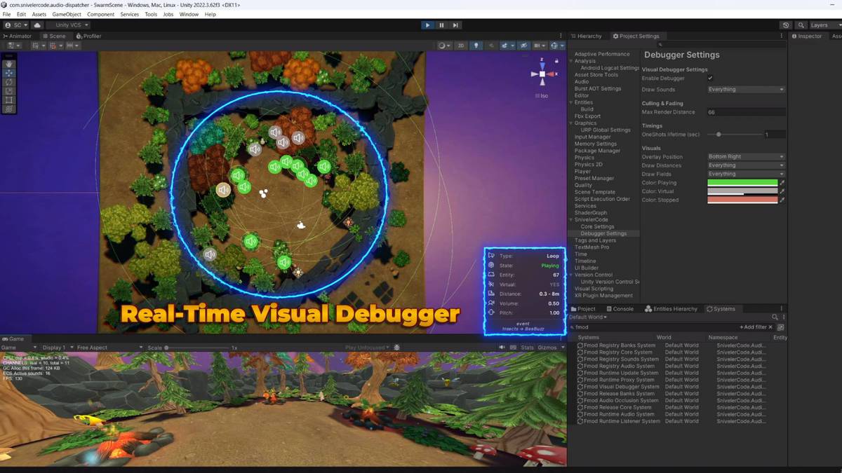 Advanced Audio Dispatcher for DOTS