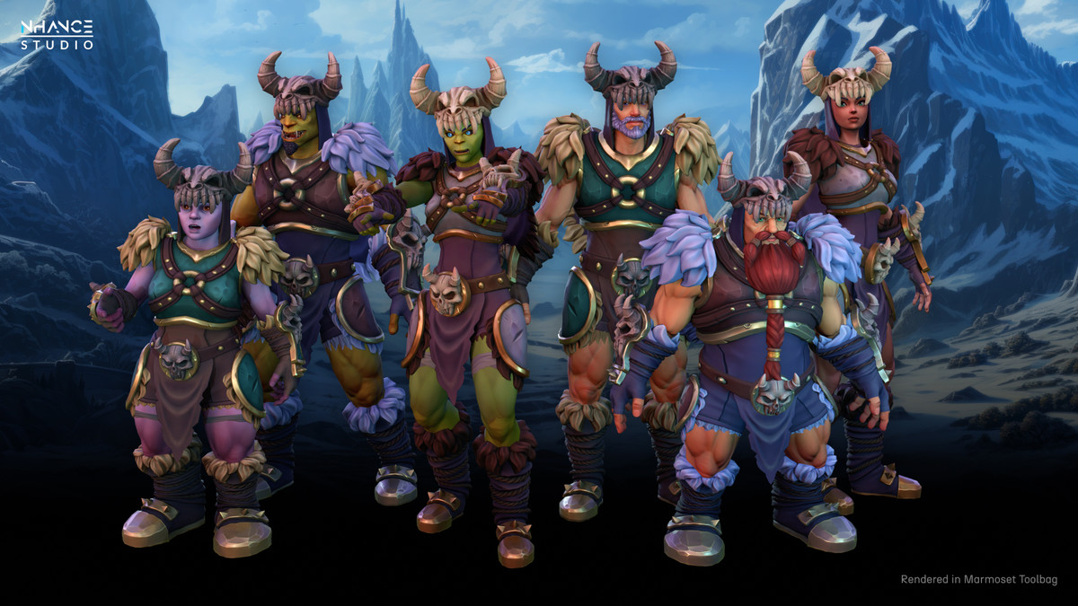 Stylized Nordic Warrior Outfit
