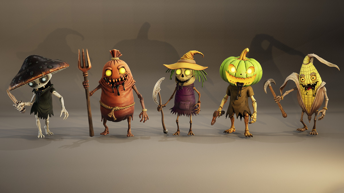 Nightmare Harvest Monsters 1 – Stylized Character Pack (5 Characters, 15 Skins)