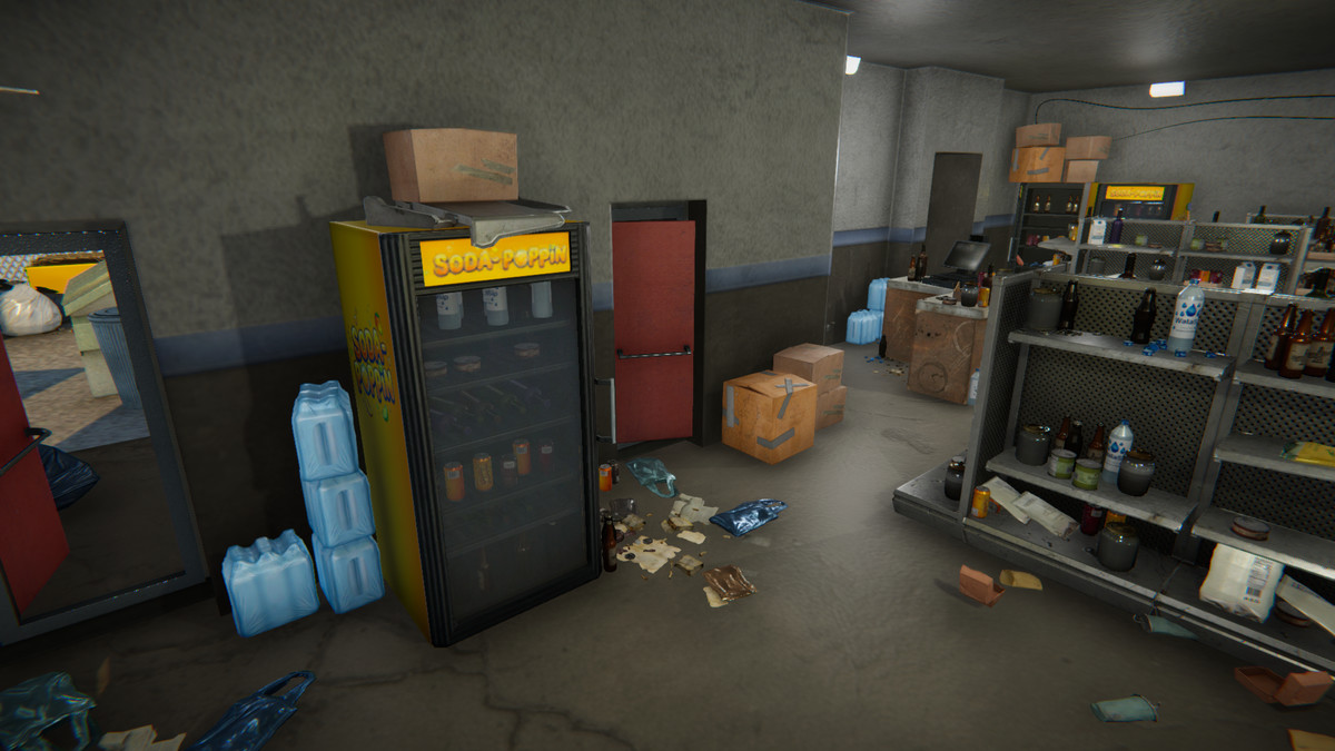 Realistic Modern Roadside Convenience Store Asset Package