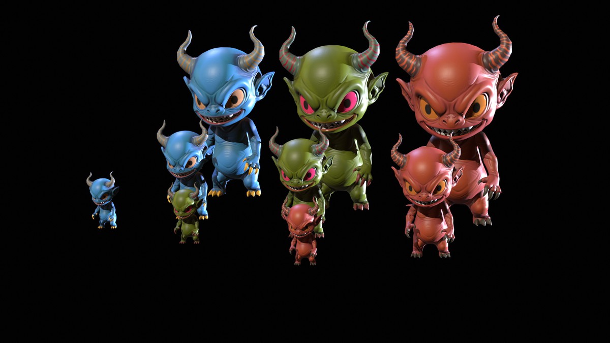 ChibiDemon3 Pack1