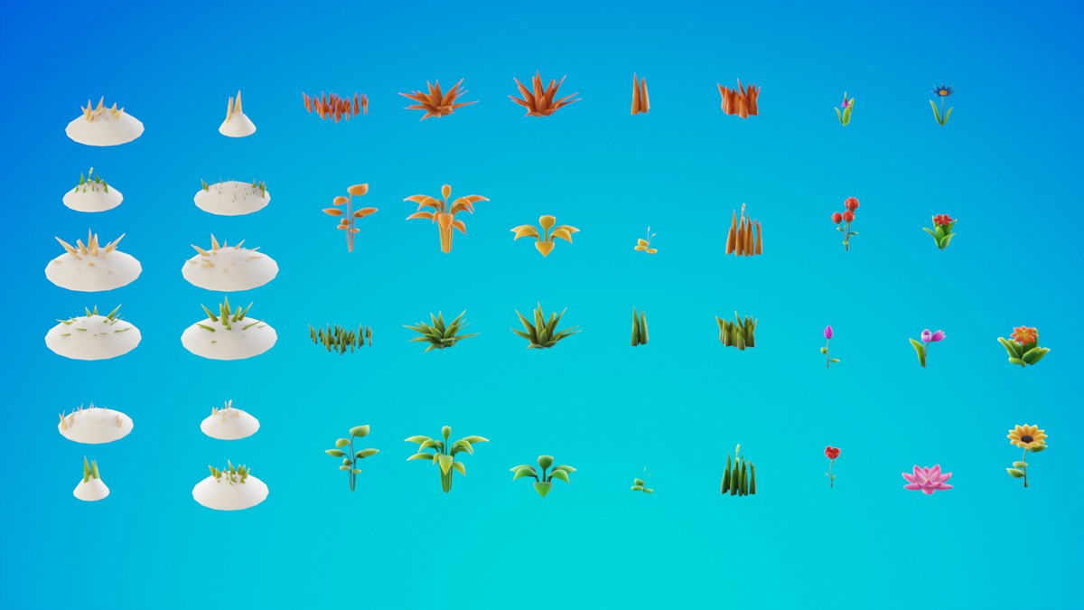 Low Poly Seasonal Forest Biome 2 by IGS