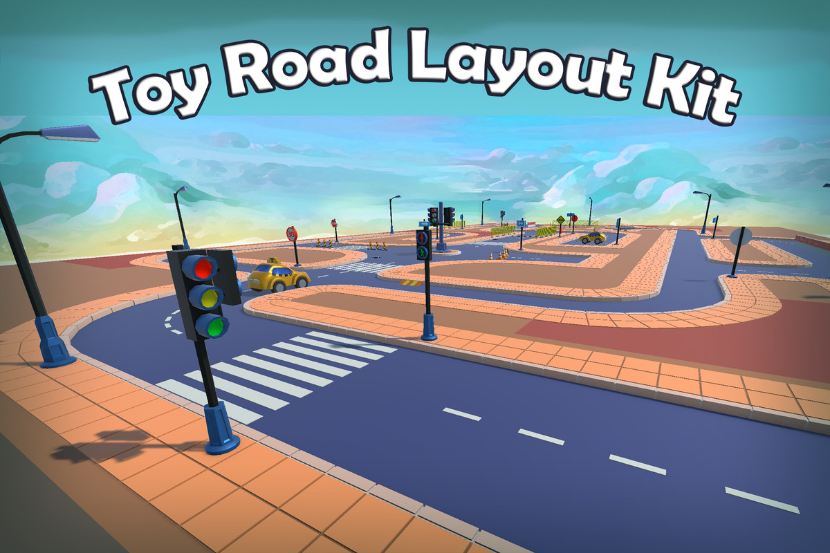 Toy Road Layout Kit