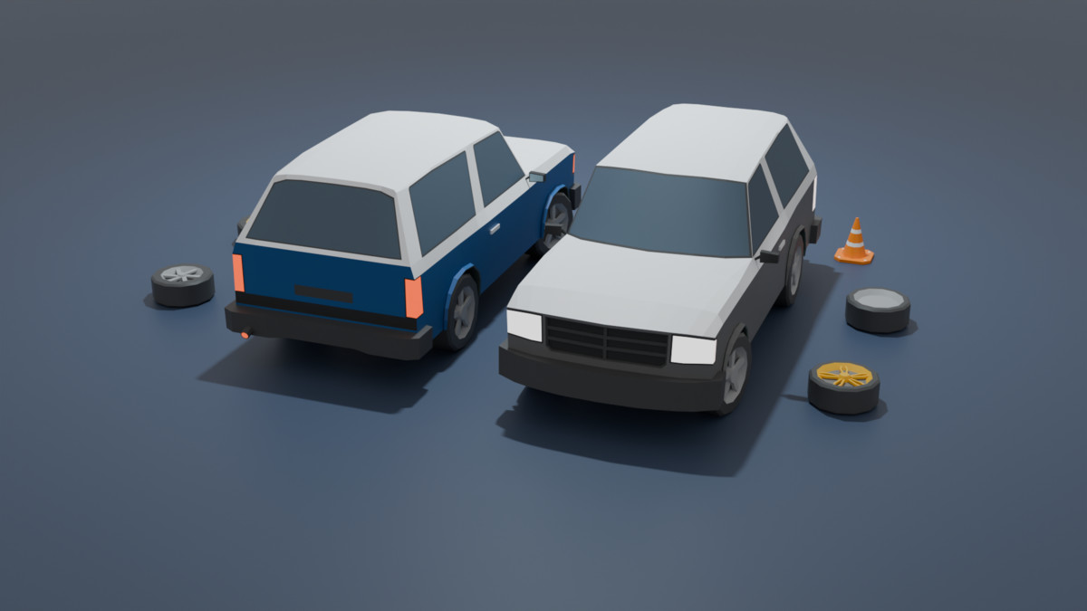 Mobile Optimize-Low Poly Cars