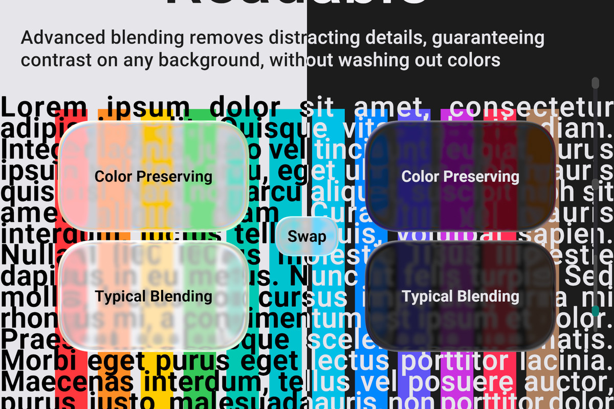 Paraform - Procedural Liquid Glass UI for Translucent Image