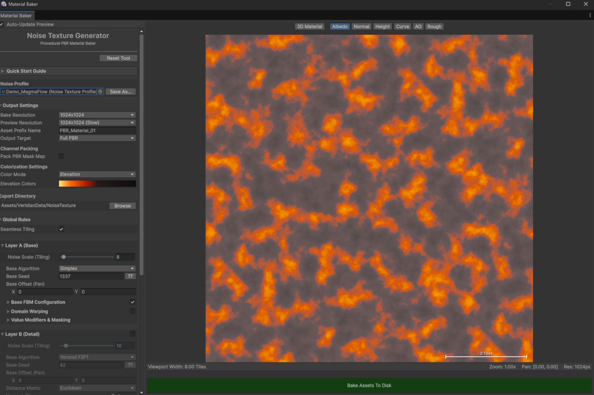 Noise Texture Generator: Procedural PBR Baker