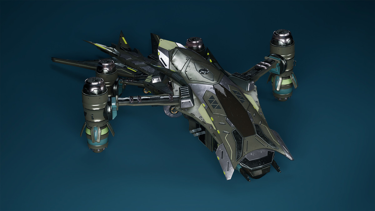 Sci-Fi Transport - Military Airplane