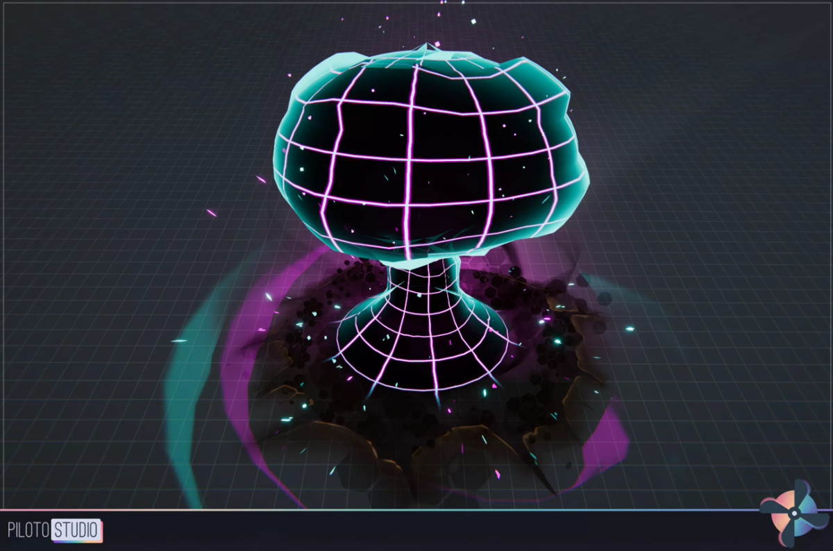 Sci-Fi, Tech, Futuristic Stylized VFX Starter Kit