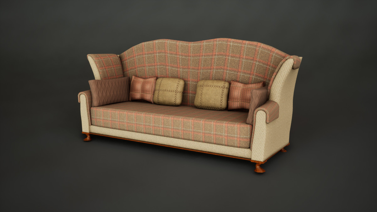 Upholstered Furniture Pack - Customizable 4K PBR Seating Collection Vol.01.