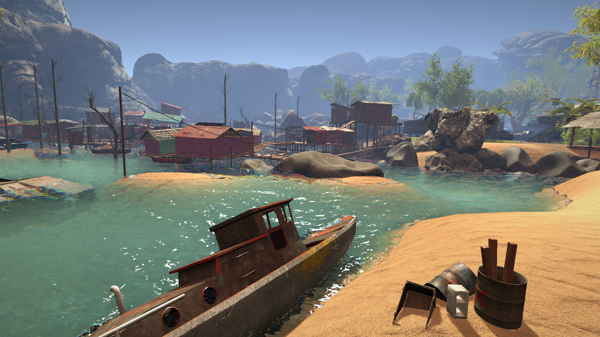 South Pacific Island - Map