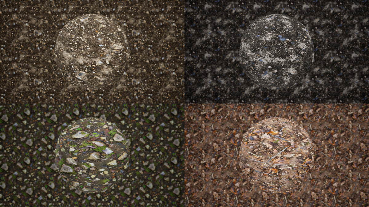 Realistic Materials - Forest Ground 1