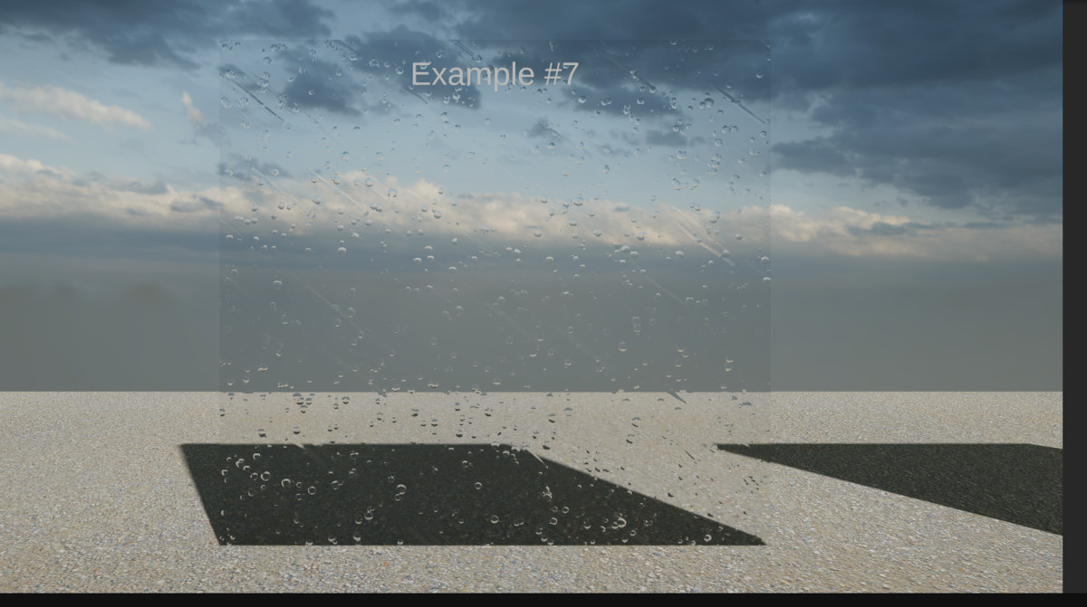 Procedural Rain Droplet Shader HDRP & URP