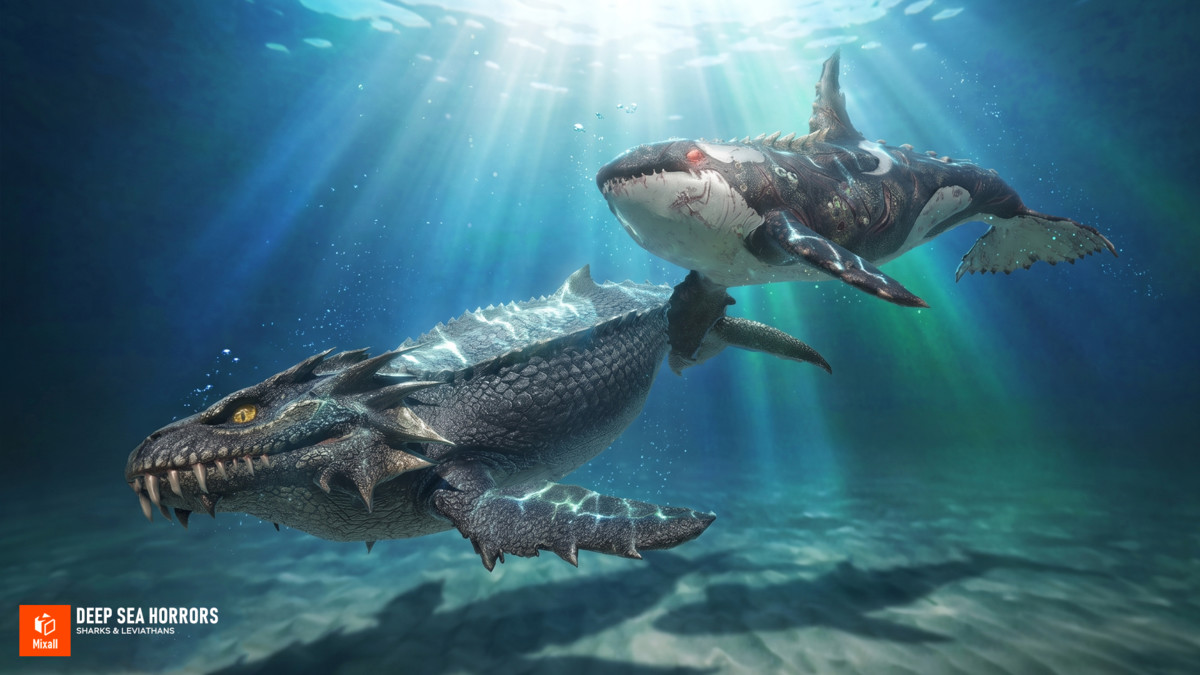 Deep Sea Horrors — Sharks & Leviathans