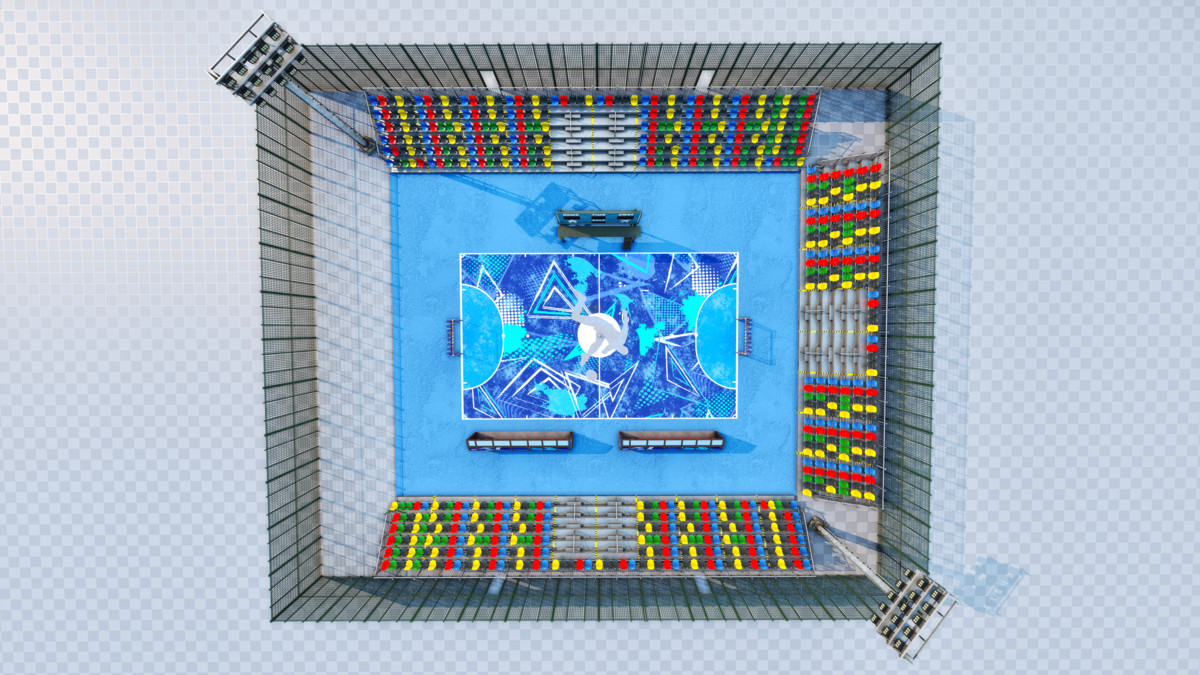 Modular Tennis Soccer Basketball Sport Court