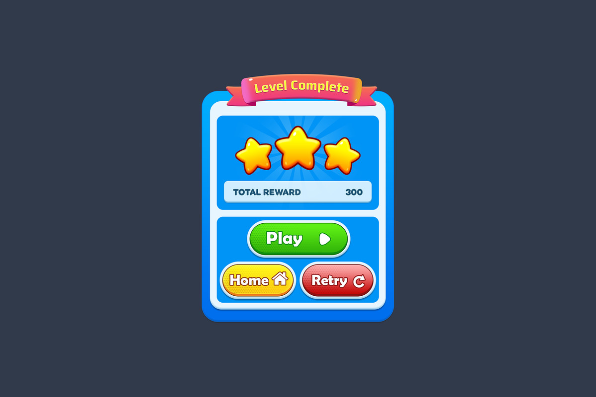 Universal Hypercasual UI Kit – 2D Game UI, HUD, Menus & GUI