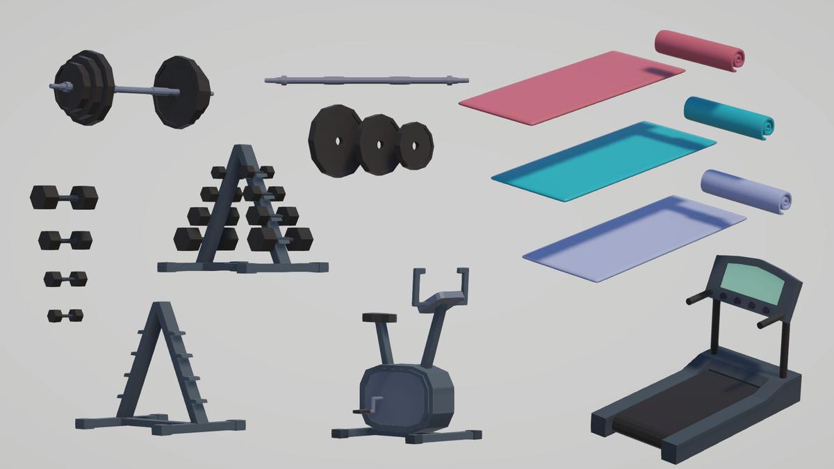 Low Poly Livingrooms - Modular Assets