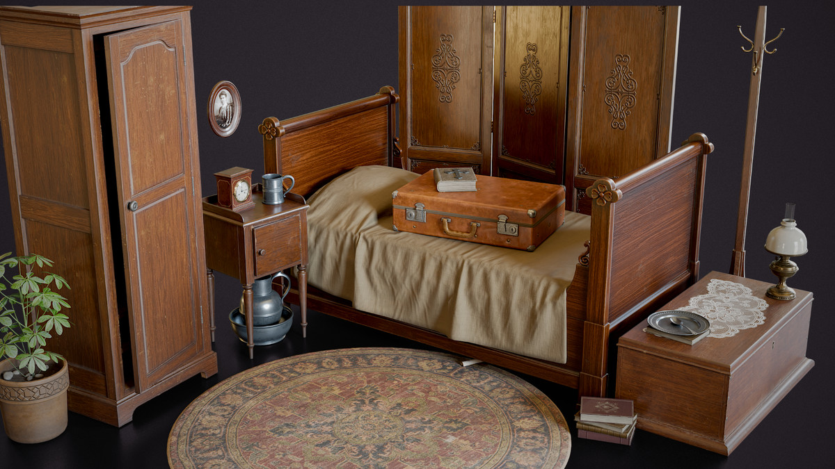 1890s Bedroom Pack