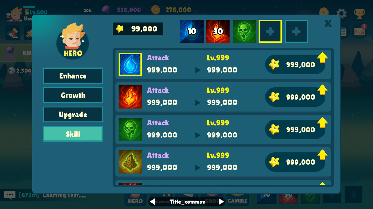 Idle Game Horizontal UI Kit